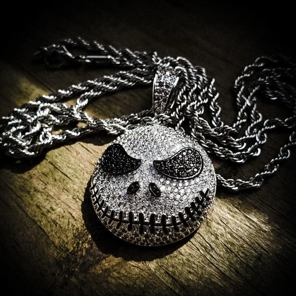 Iced Out Jack The Pumpkin King Necklace